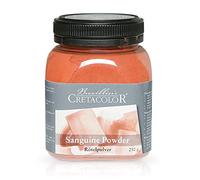 CRETACOLOR Poudre pour artistes en boîte plastique, poudre à rougir (230 g), pour dessiner sur de grandes surfaces, peut également être utilisée avec de l'eau et des crayons,