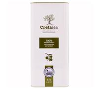 Cretaléa Huile d'olive Extra Native de Crète, Grèce - Bidon de 5 L - Pressée à froid d'olive coroneiki - Nouvelle récolte - Teneur en acide ~ 0,4 %