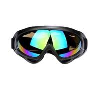 Cretassion Lunettes de ski multicolores pour homme et femme, protection UV, lunettes de motocross, lunettes de ski anti-buée, lunettes de sport pour ski, moto, vélo, patinage