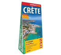 Crète 1/150.000 (carte grand format laminée) 1/150 000comfort! map, laminée et Pliage-Flexi - Collectif - Expressmap - broché - Atlas / carte
