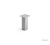 Crète 2 Droit, Console, Noir Mat, H 190 MM