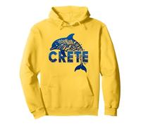 Crète Bleu Dauphin Mer Méditerranée Grèce Nature Voyage Sweat à Capuche