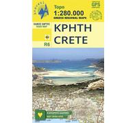 Crete - Échelle 1 : 280 000, Edition bilingue anglais-grec - Collectif - Anavasi - Atlas / carte
