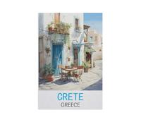 Crète Grèce，Puzzle en Papier 1000 Pieces Adultes Enfants Classique Jeu Cadeau（50x70cm）-FN77