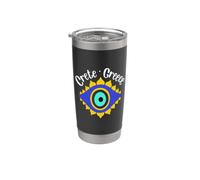 Crète Grèce Souvenir/Île de Crète/Grèce Grete Gobelet isotherme en acier inoxydable double paroi