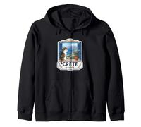 Crète Grèce Souvenir/Île de Crète/Grèce Grete Sweat à Capuche
