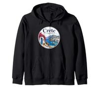 Crète Grèce Souvenir/Île de Crète/Grèce Grete Sweat à Capuche