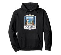 Crète Grèce Souvenir/Île de Crète/Grèce Grete Sweat à Capuche