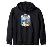 Crète Grèce Souvenir/Île de Crète/Grèce Grete Sweat à Capuche