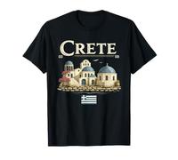 Crète Grèce Village de Voyage île Grecque T-Shirt