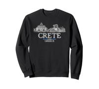 Crète Grèce Voyage Vintage Sweatshirt