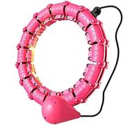 Cretee Ne tombera Pas Hula Hoop Travailleur de Taille Chaude réglable pour Adultes Hula Hoops (Taille 55-125 cm)