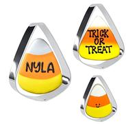 Crethinkaty Lot de 3 emporte-pièces en forme de maïs en acier inoxydable pour Halloween ou Thanksgiving