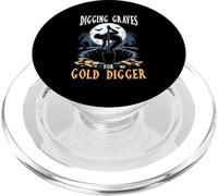 Creuser des tombes pour Les ouvriers de cimetière de cimetière de chercheur d'or PopSockets PopGrip pour MagSafe