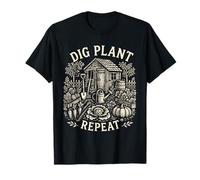Creuser Plante Répétition Jardinage Lotissement Jardin Art Populaire T-Shirt