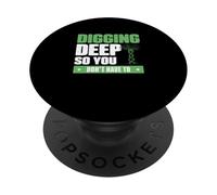 Creuser profondément pour Que Vous n'ayez Pas à Faire pour Les généalogistes généalogiques PopSockets PopGrip Adhésif