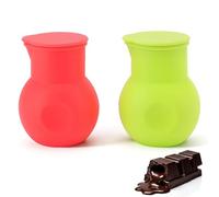 Creuset au chocolat, 2 pièces creuset à bonbons beurre chaud outil de bricolage récipients de cuisson en Silicone pour la cuisson chaleur de cuisson lait Sau