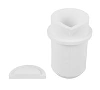 Creuset avec Couvercle de Fusion en Quartz Blanc pour Bijouterie | Coulée Précise, Bec Verseur Contrôlé, Usage, pour Argenté et Lingots Métalliques