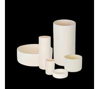 Creuset cylindrique en alumine à 99,5% de diamètre et de 4 mm de longueur, d'une capacité de 0,5 ml/Creuset cylindrique en corindon/Creuset cylindrique en céramique réfractaire