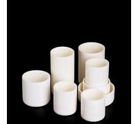 Creuset cylindrique en corindon à 99,5% / Creuset en céramique d'alumine / 120 ml / 50 x 80 mm / 60 x 60 mm / 90 x 35 mm avec résistance à haute température(120ml 50x80mm 1pcs)