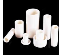 Creuset cylindrique en oxyde de magnésium à 99% - Résistant à la chaleur jusqu'à 2200 °C, disponible en plusieurs tailles (0,9 ml - 1415 ml)(130MLx60x72mm)