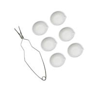 Creuset de fusion professionnel pour la collection d'outils de fonte, résiste jusqu'à 1500 °C avec pince à fouet, poignée pour moulage et affinage du métal