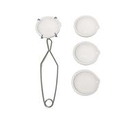 Creuset de fusion professionnel pour outils de fabrication de bijoux - Résiste jusqu'à 1500 °C - Avec pince à fouet - Pour le moulage et l'affinage du métal