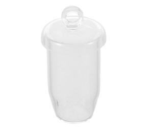 Creuset de Laboratoire en Quartz 10ml avec Couvercle pour Or et Argenté | Surface Non Réactive, Contamination Minimale, Résistance aux Chocs Thermiques, Récupération Renforcée des Métaux