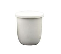 Creuset en alumine corindon en forme d'arc (5 ml, 10 ml, 15 ml, 200 ml) - Moule de fusion industriel réutilisable avec couvercle(Model11)