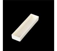 Creuset en alumine haute densité for la fusion et l'analyse des métaux, 1 pièce (0,9 à 185 ml), forme carrée/rectangulaire, durable(50x25x10mmx5)