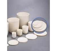 Creuset en alumine pure à 99% - Récipients Sagger haute température for matériaux électroniques - 100 ml à 1500 ml, 1 pièce(Upper OD)125mm 1000ML)