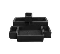 Creuset en carbure de silicium for la des métaux, récipient en céramique Durable et résistant à la chaleur, 1 pièce(28x21x110mm)