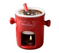 Creuset en céramique, pot à fondue au chocolat, tasse de bonbons fondus en céramique, tasses à fondue au chocolat petits pots à fondue pour pique-niques, thé de l'après-midi, plages, fêtes