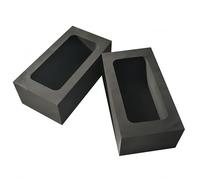 Creuset en graphite de haute pureté for faire fondre l'or et l'argent - 3000 ℃ résistant à la chaleur avec poignée intégrée - 1 pièce(0.9ml 17g)