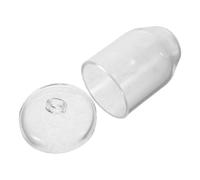 Creuset en Quartz 30ml avec Couvercle pour Fusion des Métaux Précieux | Verre Transparent Résistant aux Chocs Thermiques, Supporte Plus de 1200 °c, Faible Contamination, Ateliers et Laboratoires