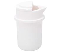 Creuset Quartz 1kg Professionnel avec Couvercle - Résistant Hautes Températures pour Fusion Or Argent Cuivre Platine - Outil Raffinage Joaillerie et Fonderie Métallurgique