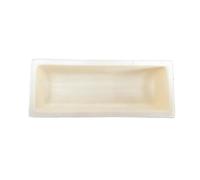 Creuset rectangulaire en alumine haute résistance for la fusion et le moulage, 2 à 100 ml, usage industriel, 1 pièce(60x40x20mmx30)