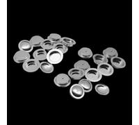 Creusets d'analyse thermique différentielle, 100 pièces, plats d'échantillon en céramique d'aluminium et d'alumine for des tests DSC et TGA précis(PE Liquid-4.7 * 1.3mm)