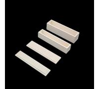 Creusets en nitrure de bore - Récipient isolant en céramique résistant aux hautes températures, design durable en forme de bateau, 1 pièce, idéal pour les applications de laboratoire
