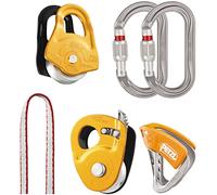 Petzl - Kit pour le mouflage et l'auto-secours en crevasse - Kit Secours Crevasse