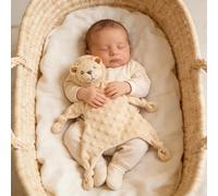 CREVENT Couverture de sécurité en Peluche Douce pour garçons et Filles - Excellent Cadeau pour Anniversaire, fête prénatale - Lion