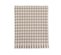 CREVENT Couverture tricotée bohème de Style Rustique pour canapé, Chaise, lit, décoration d'intérieur, Douce, Chaude, Confortable, légère pour Printemps, été, Automne (127 x 152 cm, Motif écossais