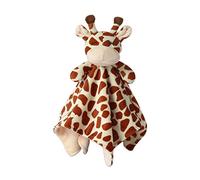 CREVENT Doudou Unisexe en Peluche Douce avec Visage d'animal - Excellent Cadeau pour Anniversaire, fête prénatale (Girafe Marron