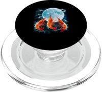 Crevettes drôles Hurlant la Lune océan Animal Marin PopSockets PopGrip pour MagSafe