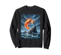 Crevettes Dunking sur Shark Funny Fishing Meme Basketball Sweatshirt