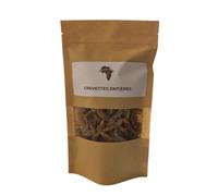 Crevettes Entières Séchées Medium 50g - Crevettes Africaines Séchées Taille Medium - Ingrédient Traditionnel pour Sauces, Plats Africains - Saveur Marine 100% Naturelle
