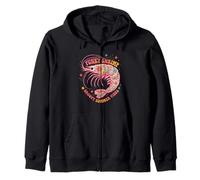 Crevettes Florales Funky Groovy Plage Vacances rétro été Vibes Sweat à Capuche