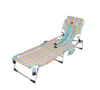 CREVICOSTA Quality Mark Marques DE QUALITÉ Chaise Longue massante, sans TOLDO 2013. Multicolore, métal, 189 x 60 x 30