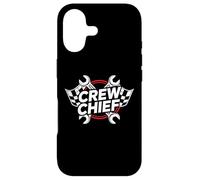 Crew Chief Racing Pit Crew Wrenches Checkered Flag Coque pour iPhone 17