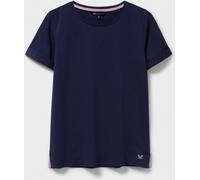 Crew Clothing Crew Clothing Blue Perfect Slub 100% Cotton T-Shirt